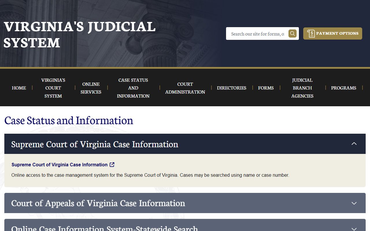 Craig County court records after arrest Virginia Courts case information hub